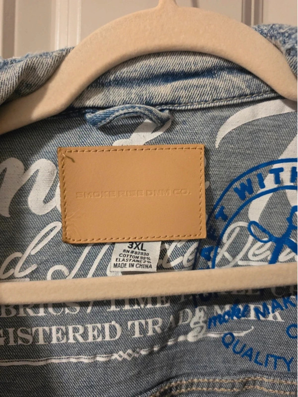 Smoke Rise Denim Jacket 3XL - Picture 3 of 6